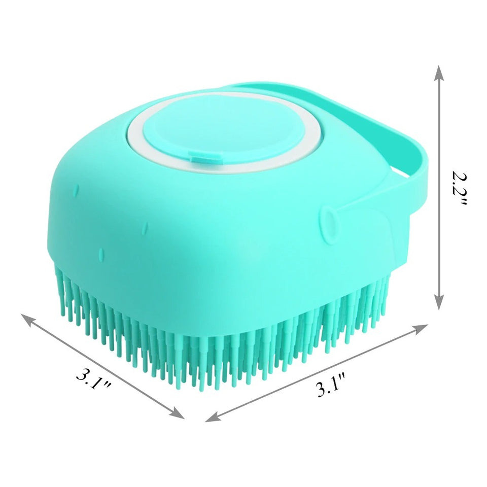 Silicone Pet Dog Shampoo Massager Bathing Brush