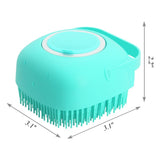Silicone Pet Dog Shampoo Massager Bathing Brush