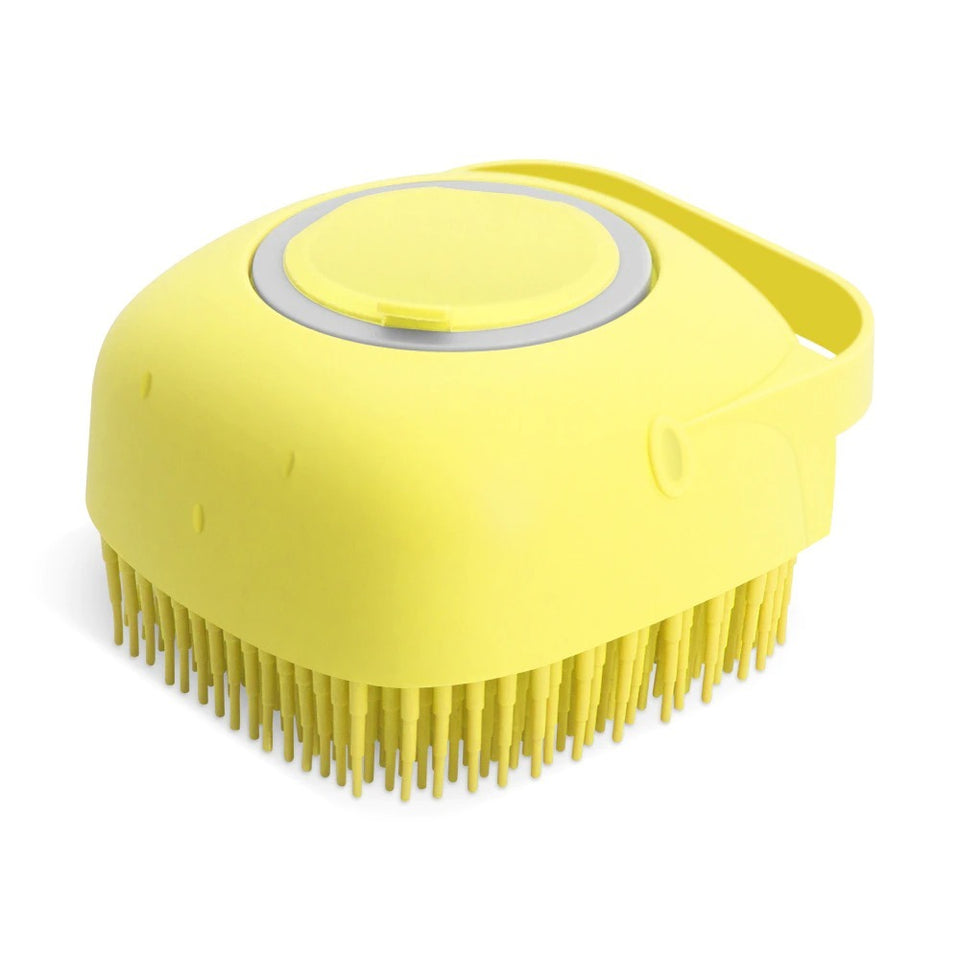 Silicone Pet Dog Shampoo Massager Bathing Brush