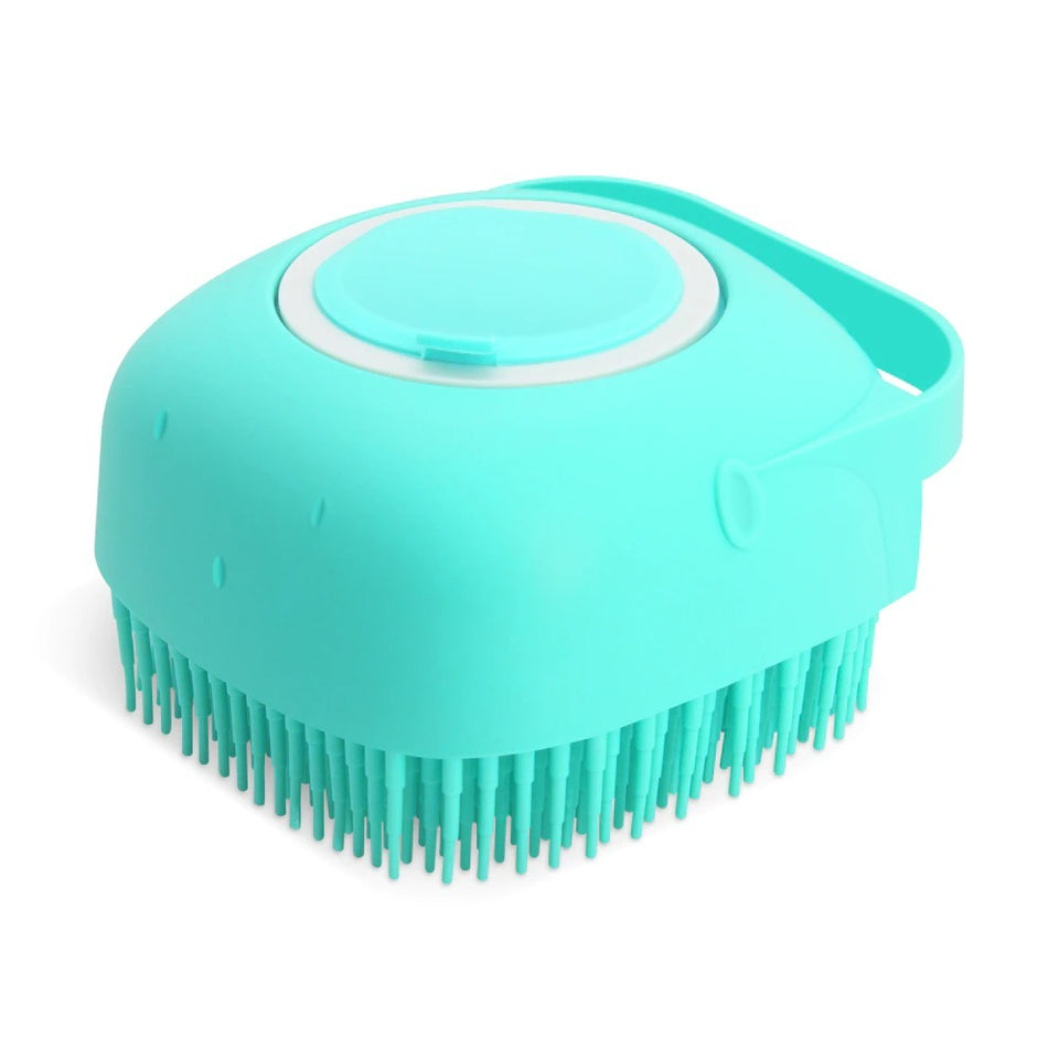 Silicone Pet Dog Shampoo Massager Bathing Brush