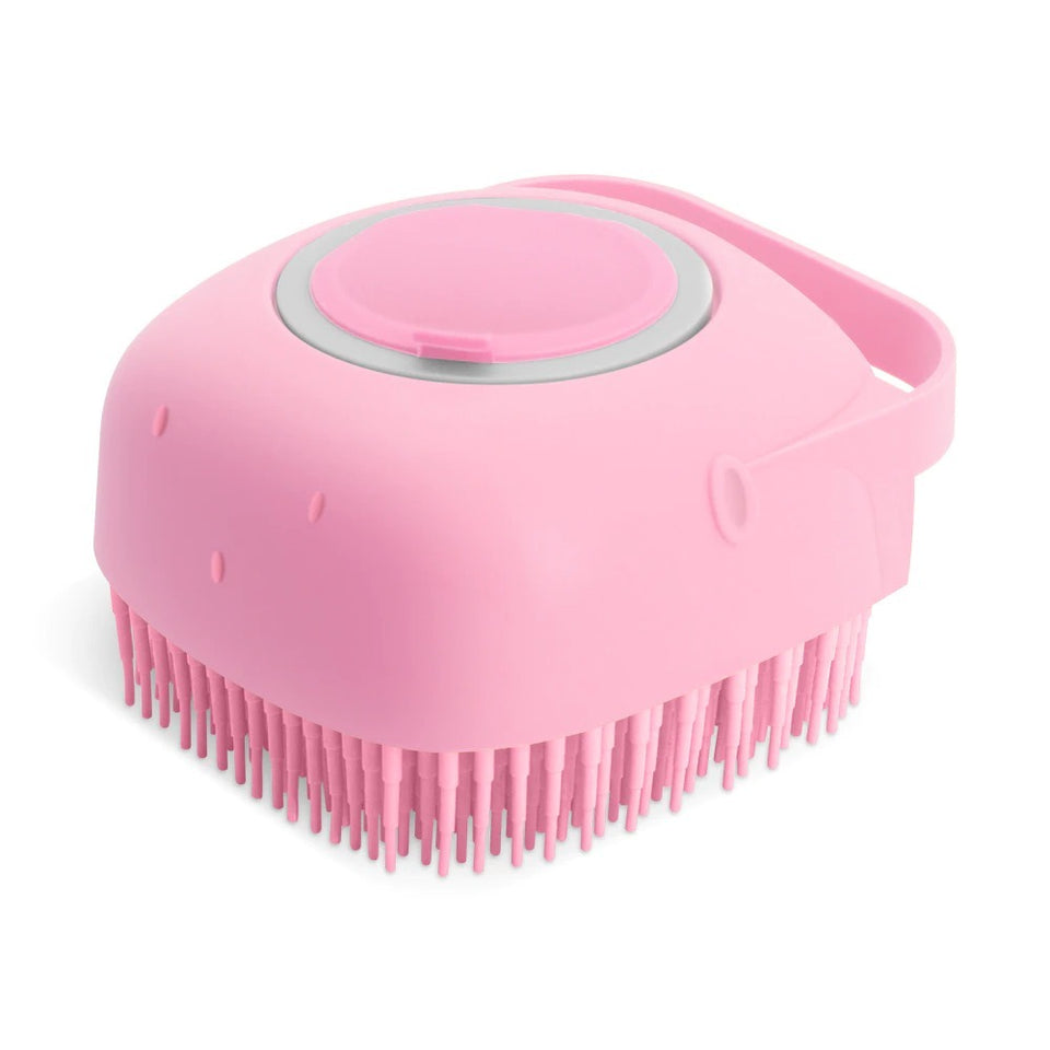Silicone Pet Dog Shampoo Massager Bathing Brush