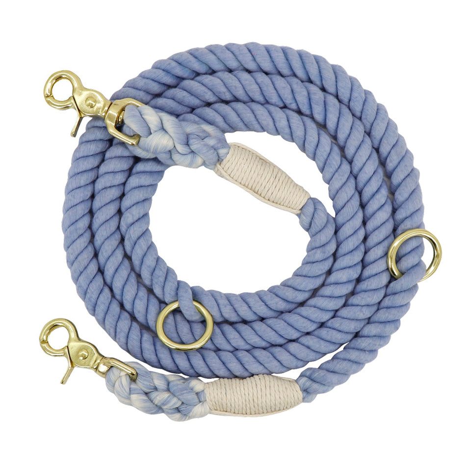 Rope Metal Chain Collar Strap Pet Outdoor Walking Leashes