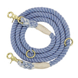 Rope Metal Chain Collar Strap Pet Outdoor Walking Leashes