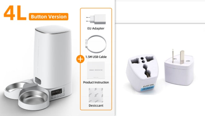 4L Automatic Pet Food Dispenser Accessorie