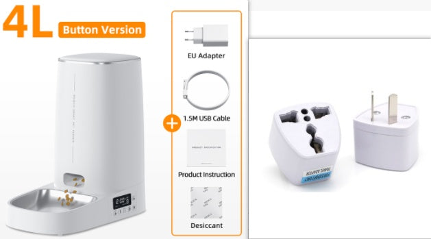 4L Automatic Pet Food Dispenser Accessorie