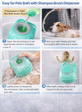 Silicone Pet Dog Shampoo Massager Bathing Brush
