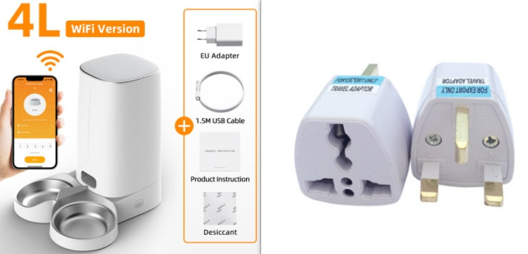 4L Automatic Pet Food Dispenser Accessorie