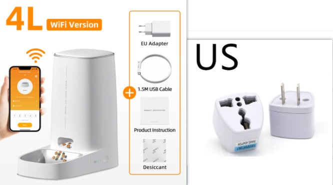 4L Automatic Pet Food Dispenser Accessorie